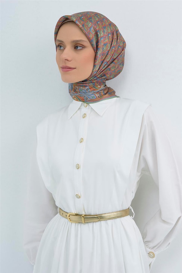 Armine  Saf İpek Twill Eşarp 9518D 83