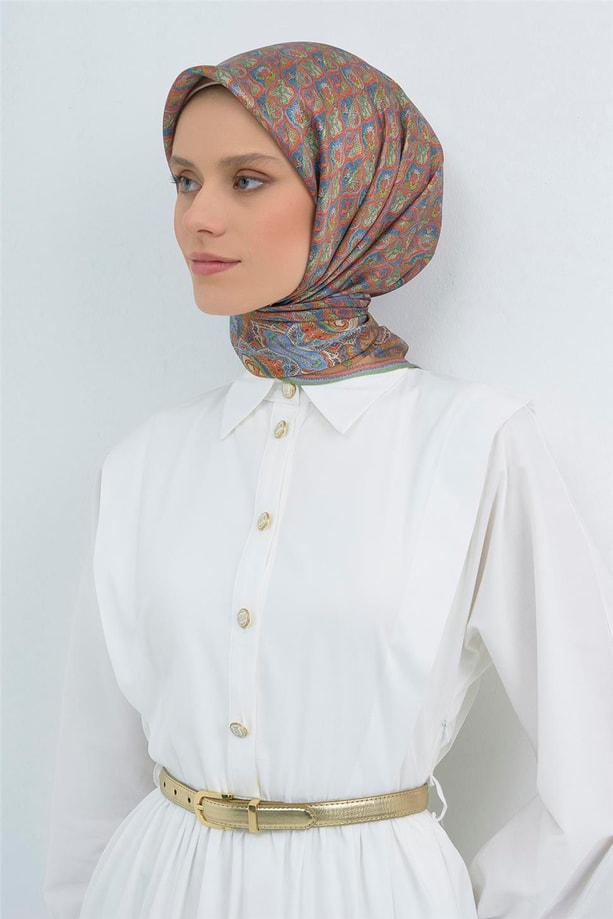 Armine  Saf İpek Twill Eşarp 9518D 83