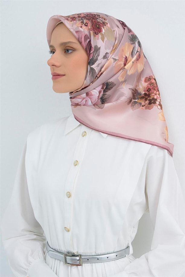 Armine  Saf İpek Sura Eşarp 9520D 02