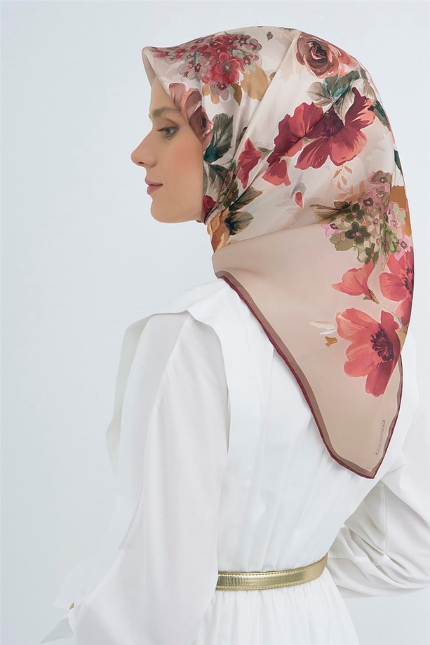 Armine  Saf İpek Sura Eşarp 9520D 06