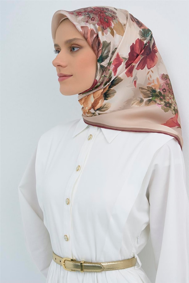Armine  Saf İpek Sura Eşarp 9520D 06