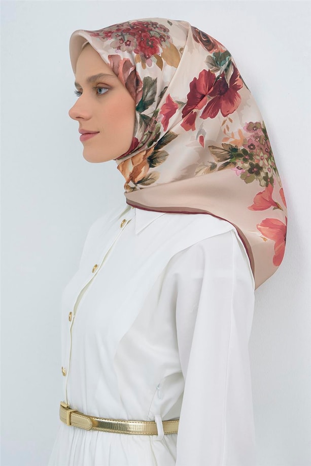 Armine  Saf İpek Sura Eşarp 9520D 06