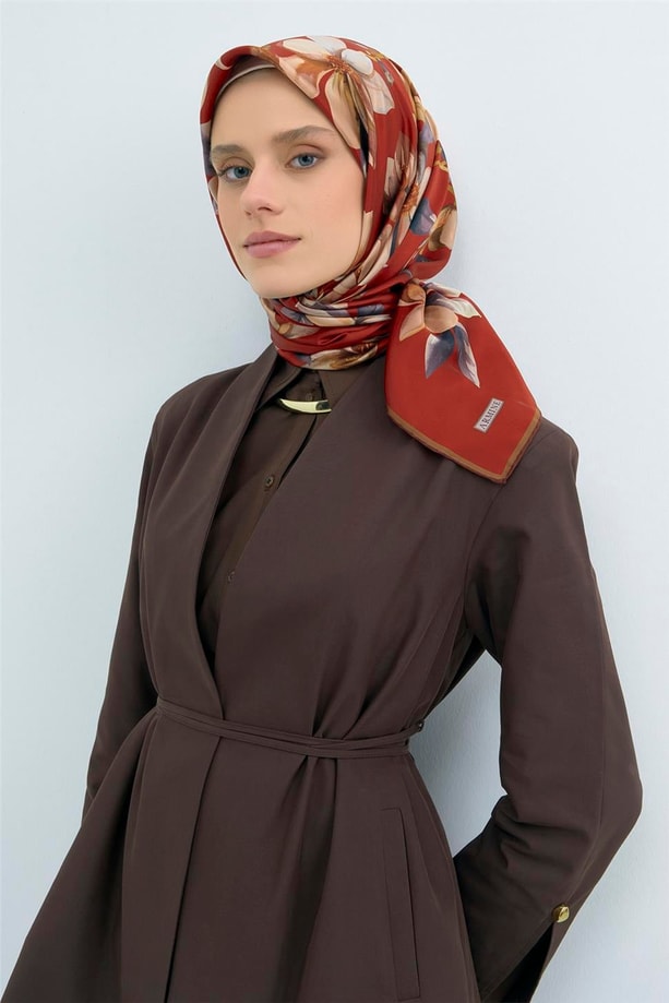 Armine  Saf İpek Sura Eşarp 9524D 56