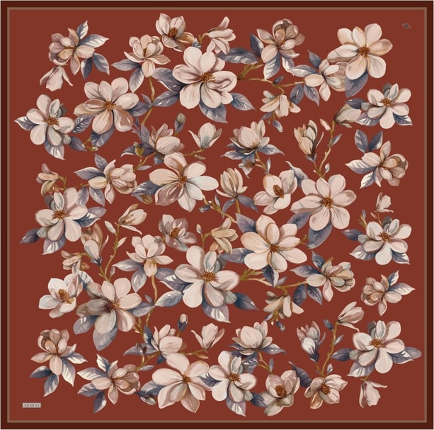 Armine  Saf İpek Twill Eşarp 9524D 56