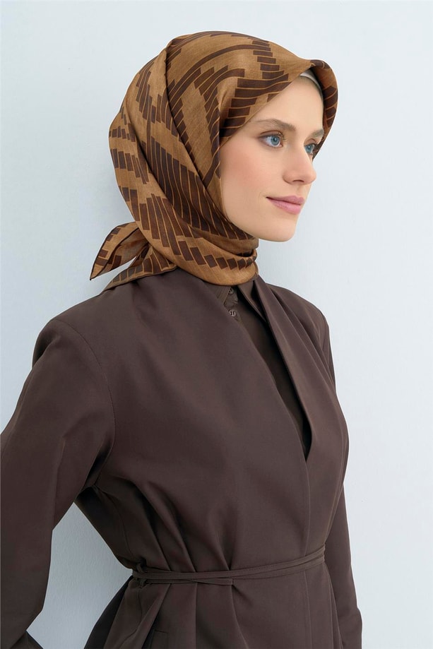 Armine  Saf İpek Twill Eşarp 9525D 80