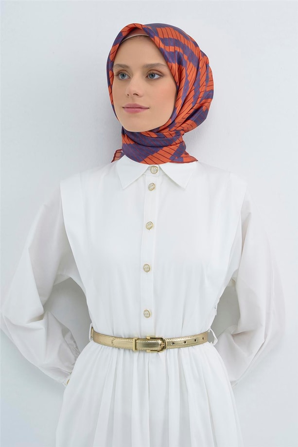 Armine  Saf İpek Twill Eşarp 9525D 61