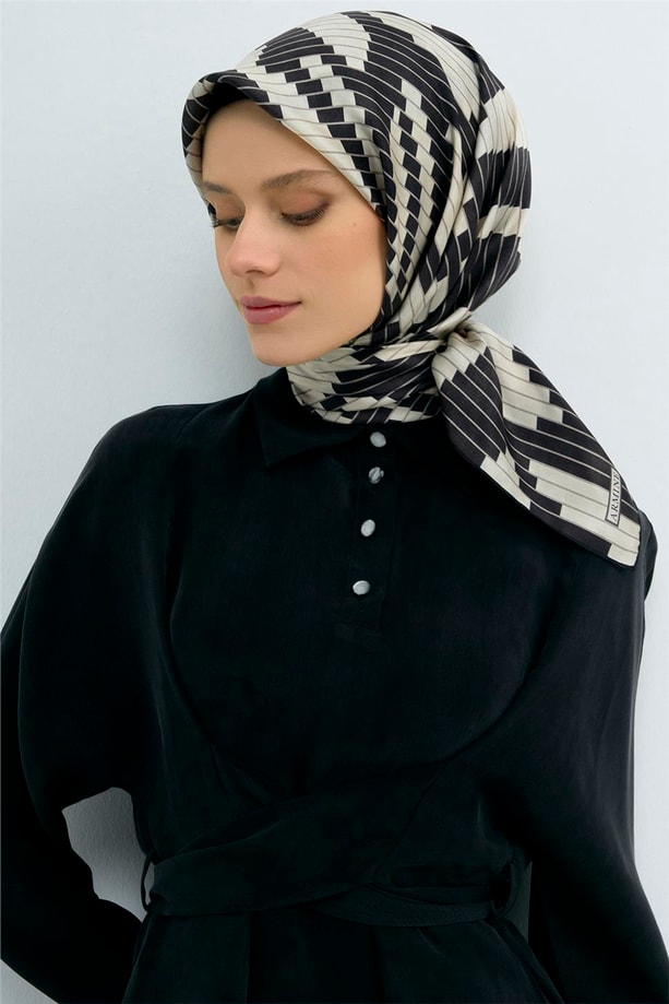 Armine  Saf İpek Twill Eşarp 9525D 65