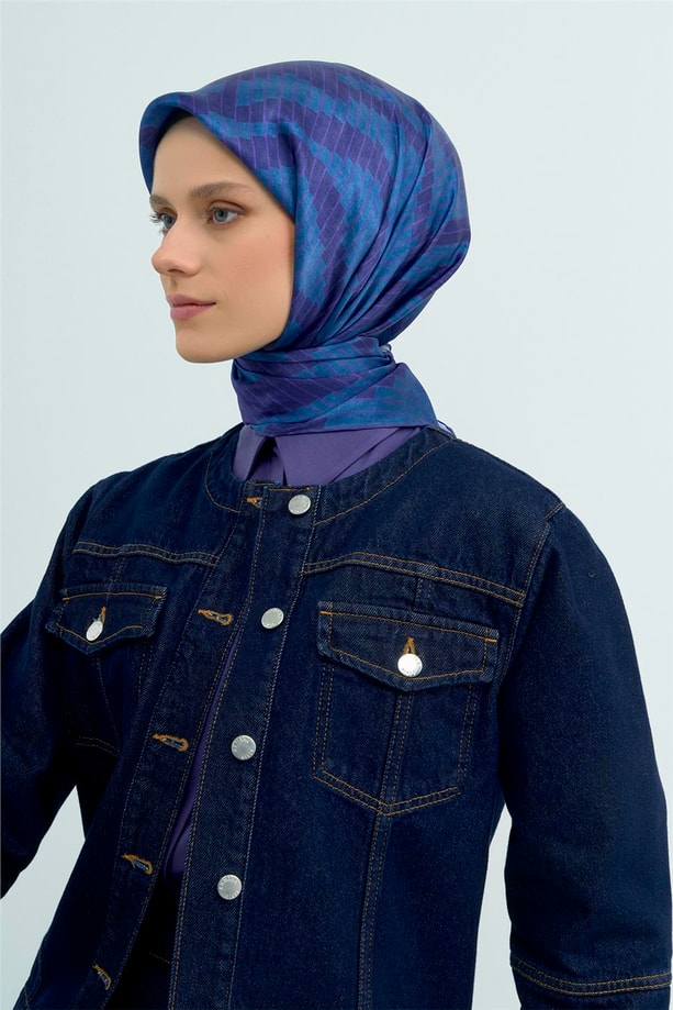 Armine  Saf İpek Twill Eşarp 9525D 87