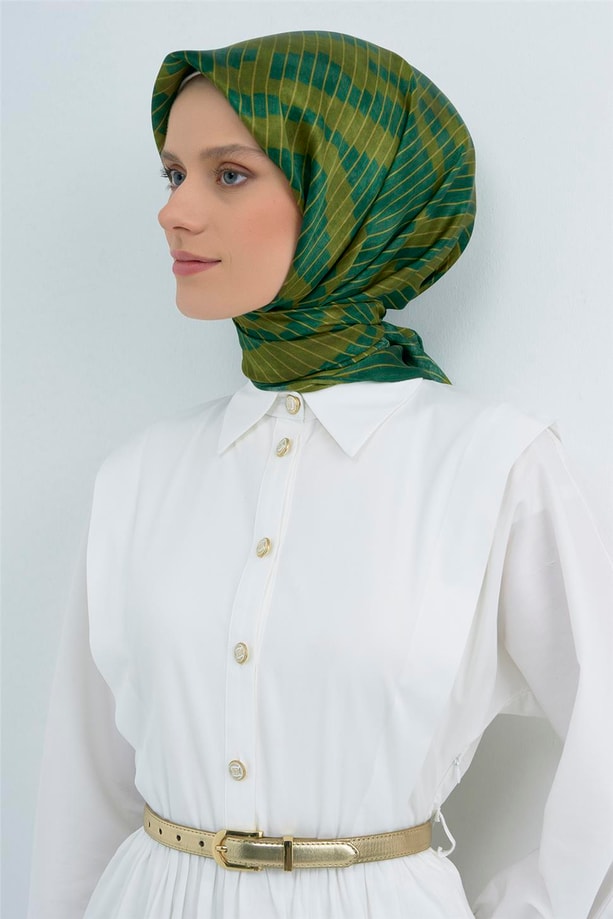 Armine  Saf İpek Twill Eşarp 9525D 88