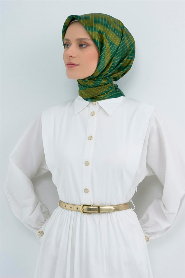 Armine  Saf İpek Twill Eşarp 9525D 88