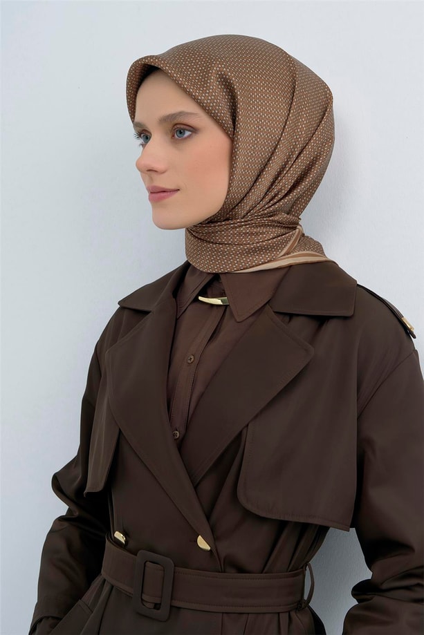 Armine  Saf İpek Twill Eşarp 9528D 06