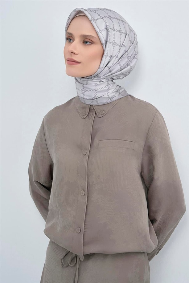 Armine  Saf İpek Sura Eşarp 9530D 08