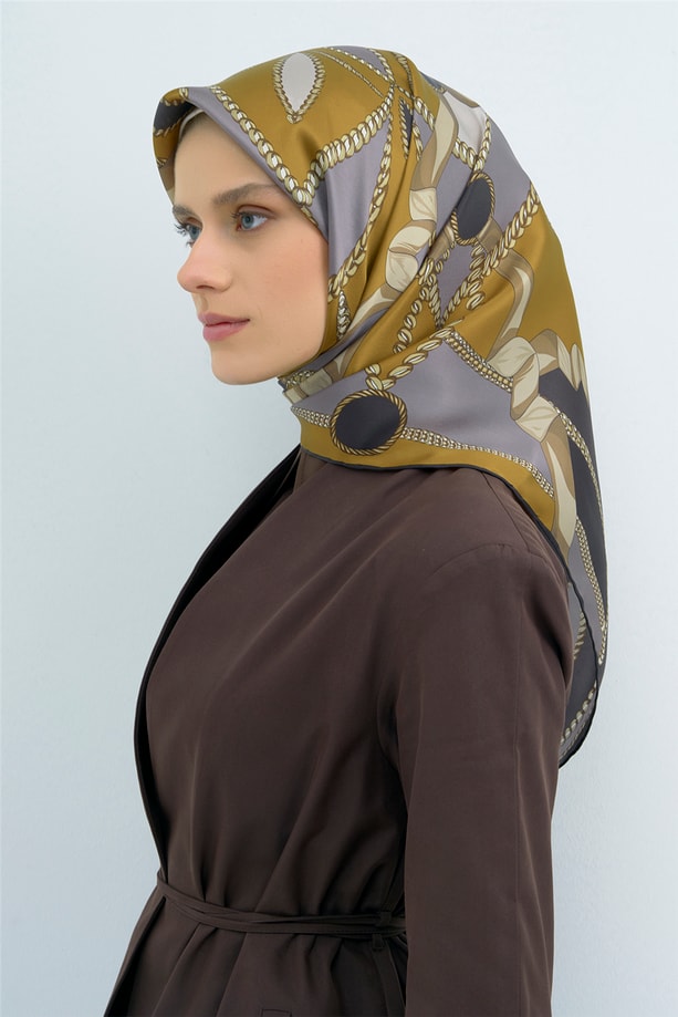 Armine  Saf İpek Twill Eşarp 9531D 33