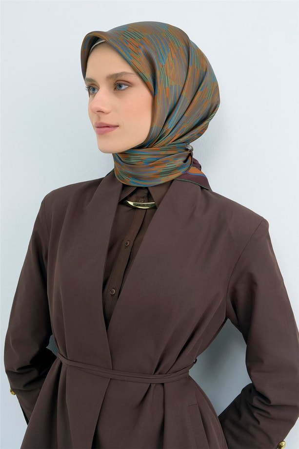 Armine  Saf İpek Twill Eşarp 9533D 54