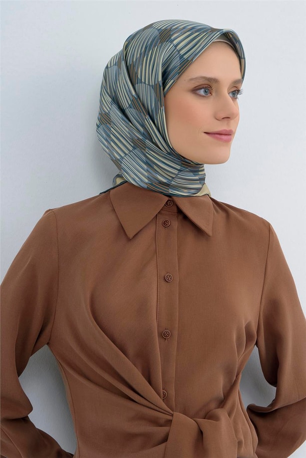 Armine  Saf İpek Twill Eşarp 9533D 84