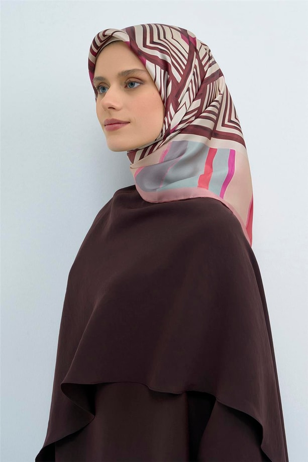 Armine  Saf İpek Twill Eşarp 9534D 84