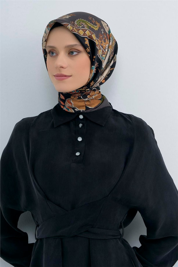 Armine  Saf İpek Twill Eşarp 9535D 04