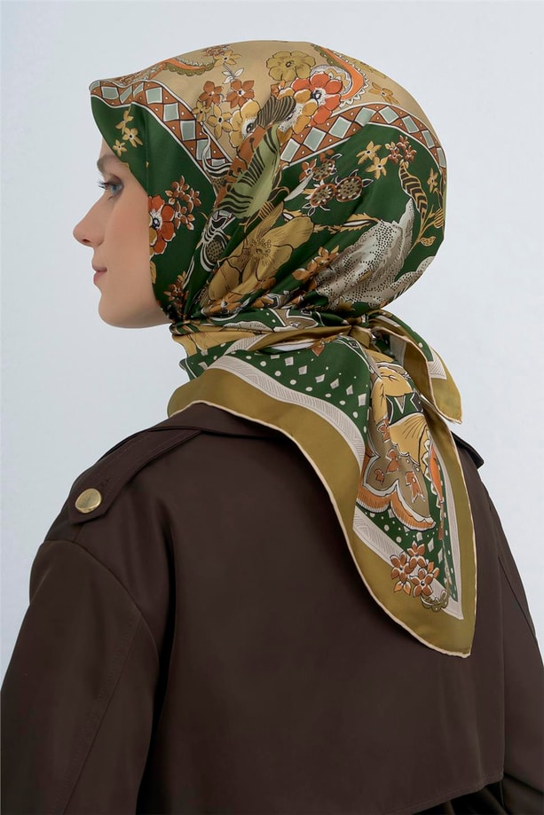 Armine  Saf İpek Twill Eşarp 9535D 25