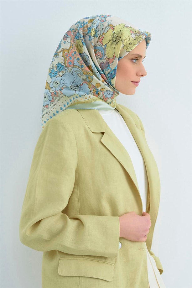 Armine  Saf İpek Twill Eşarp 9535D 84