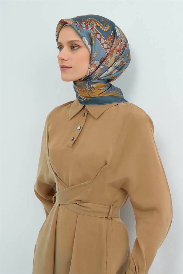 Armine  Saf İpek Twill Eşarp 9535D 85