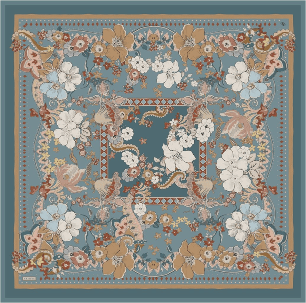 Armine  Saf İpek Twill Eşarp 9535D 85
