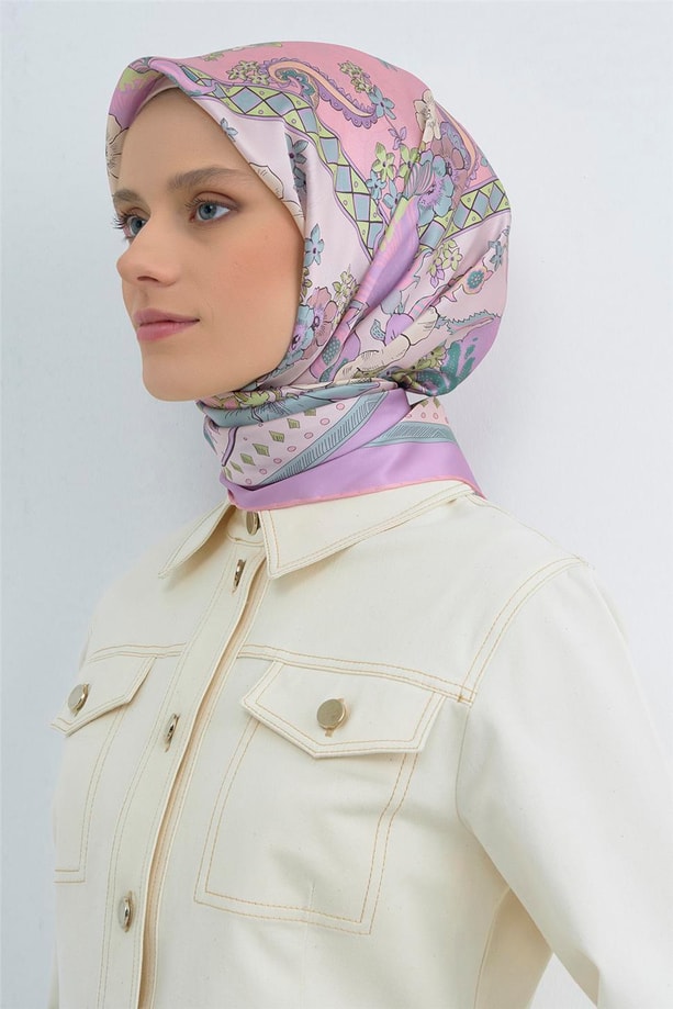 Armine  Saf İpek Twill Eşarp 9535D 87