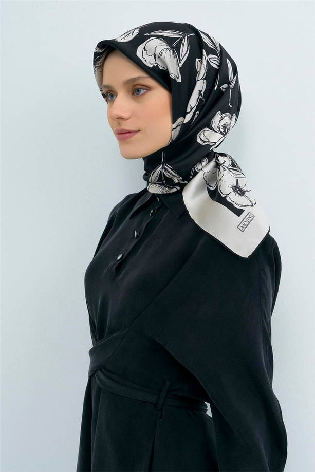 Armine  Saf İpek Sura Eşarp 9536D 30