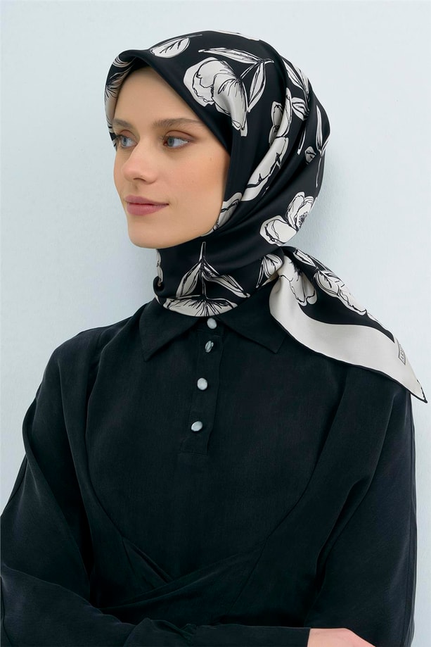 Armine  Saf İpek Sura Eşarp 9536D 30