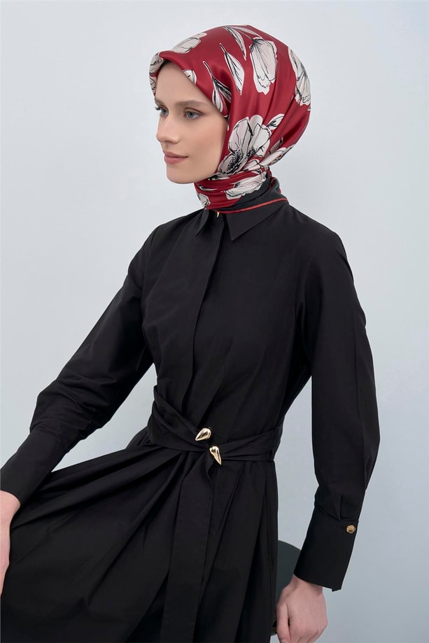 Armine  Saf İpek Sura Eşarp 9536D 34