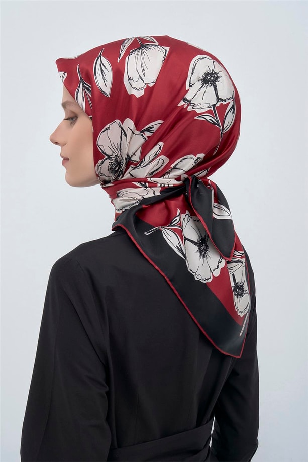 Armine  Saf İpek Sura Eşarp 9536D 34