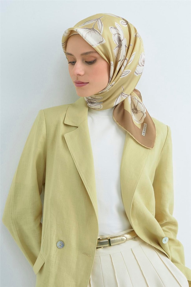 Armine  Saf İpek Sura Eşarp 9536D 37