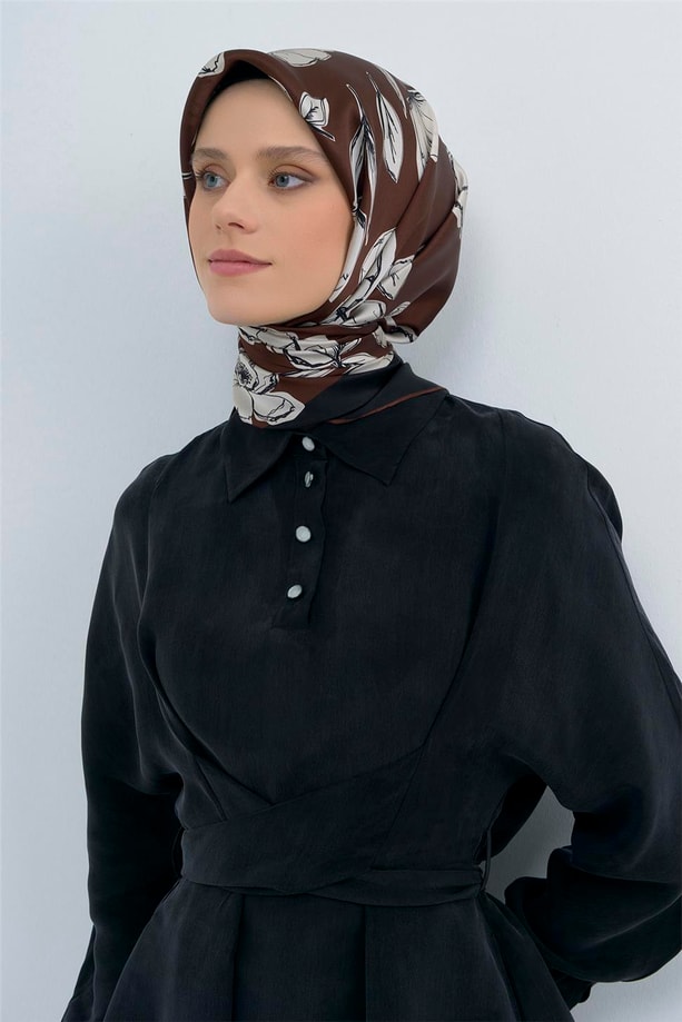 Armine  Saf İpek Sura Eşarp 9536D 40