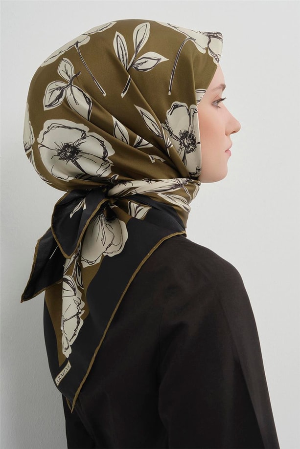 Armine  Saf İpek Twill Eşarp 9536D 35
