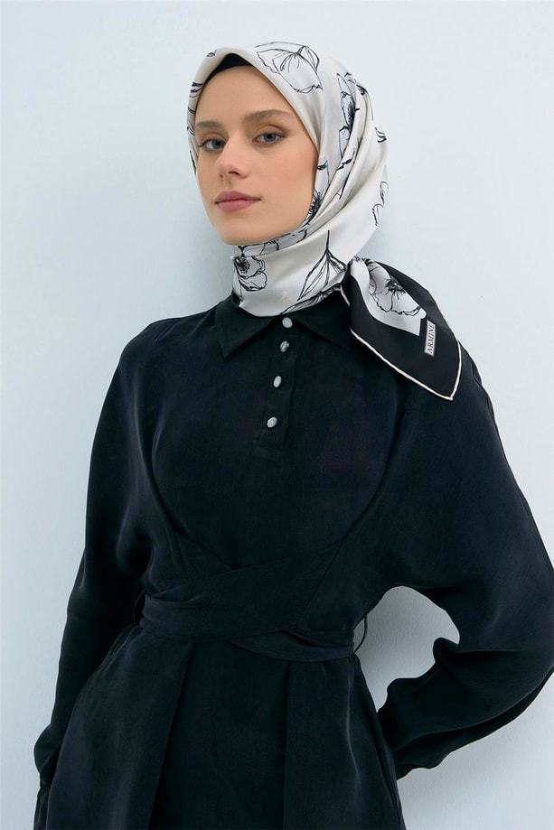 Armine  Saf İpek Twill Eşarp 9536D 38
