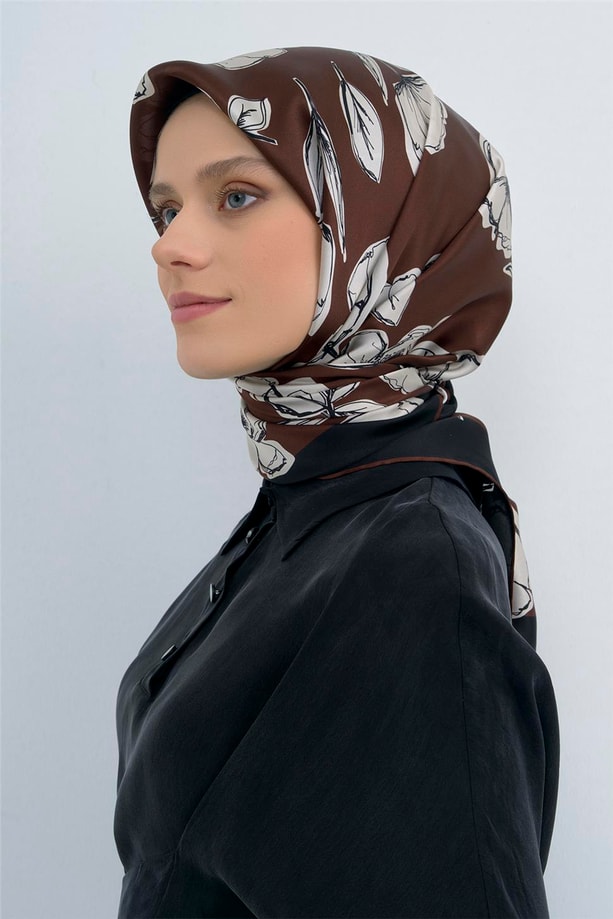 Armine  Saf İpek Twill Eşarp 9536D 40