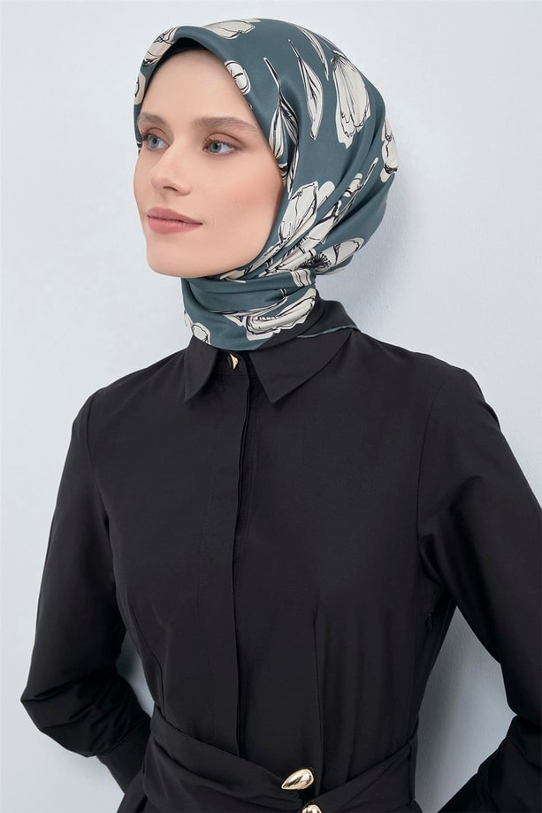 Armine  Saf İpek Twill Eşarp 9536D 42