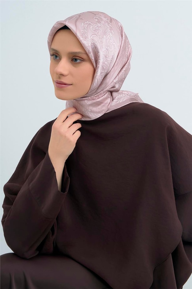 Armine  Saf İpek Sura Eşarp 9537D 01