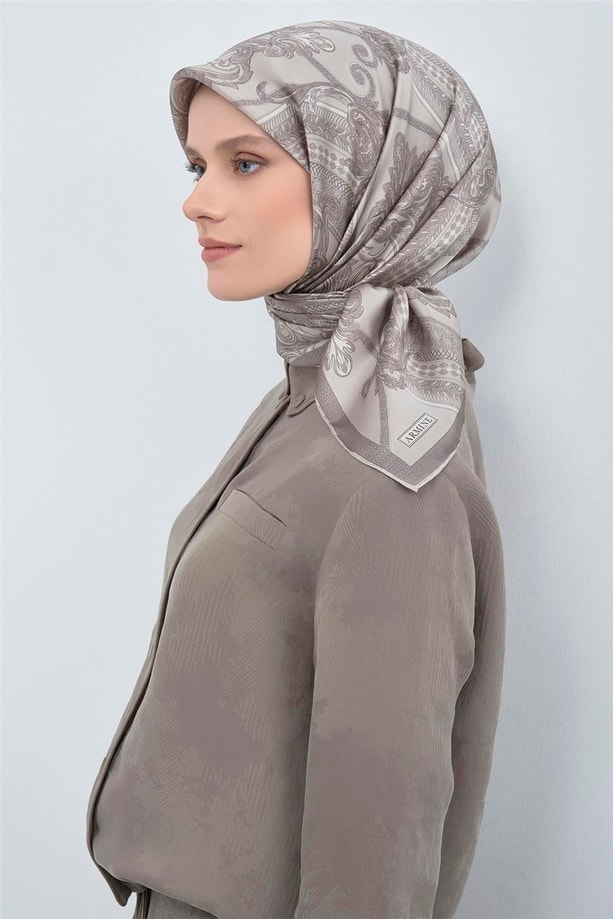 Armine  Saf İpek Sura Eşarp 9537D 81