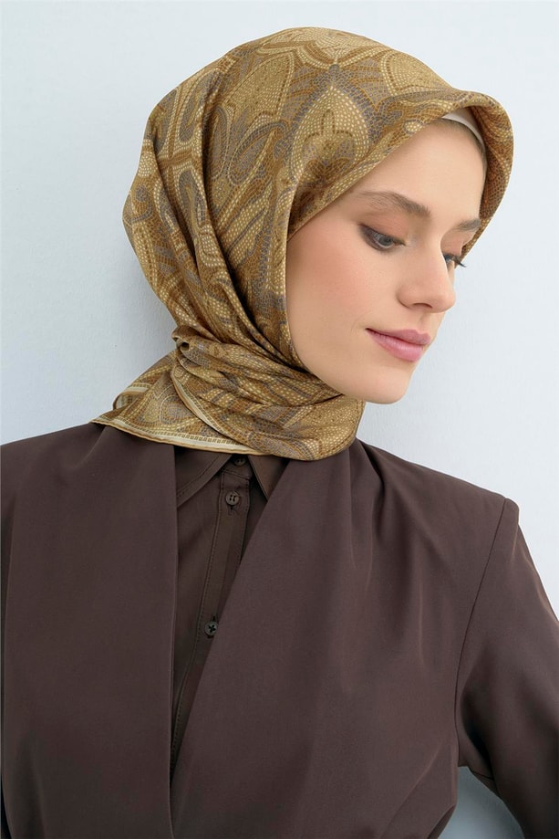 Armine  Saf İpek Twill Eşarp 9540D 05