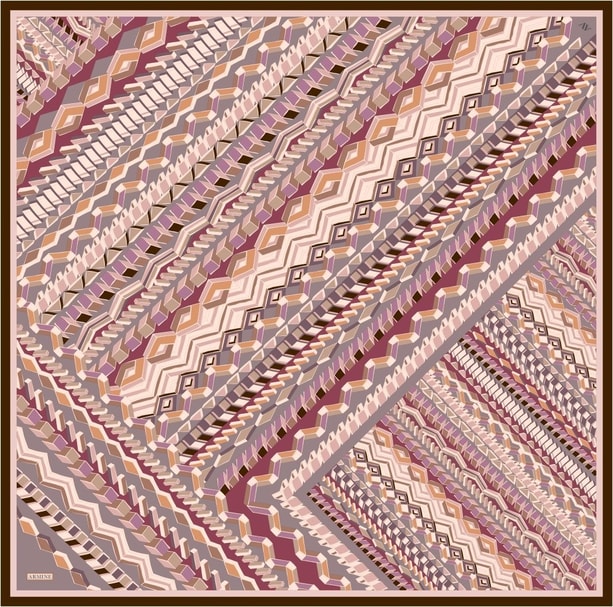Armine  Saf İpek Twill Eşarp 9542D 31