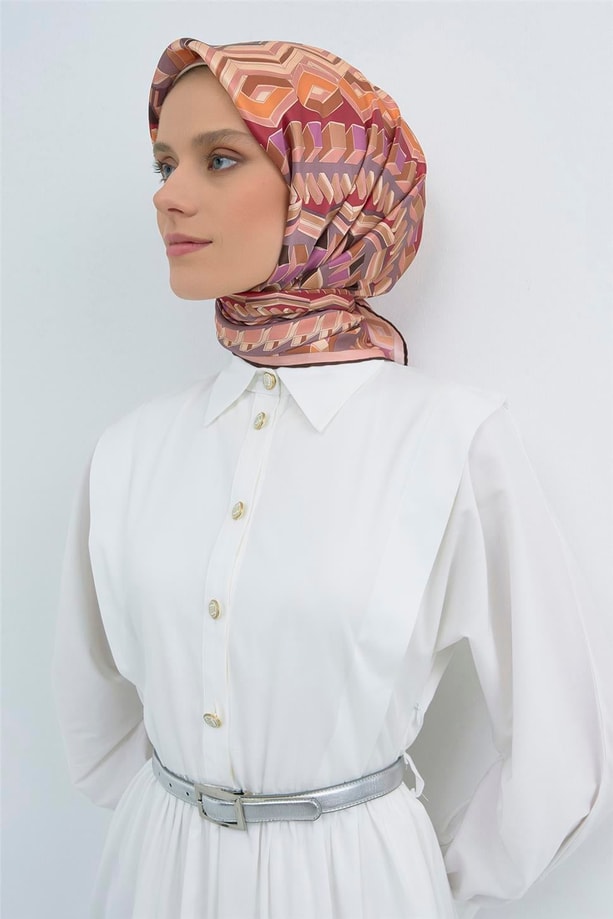 Armine  Saf İpek Twill Eşarp 9542D 31