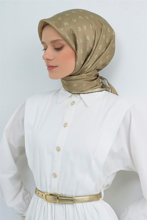Armine  Saf İpek Twill Eşarp 9544D 34