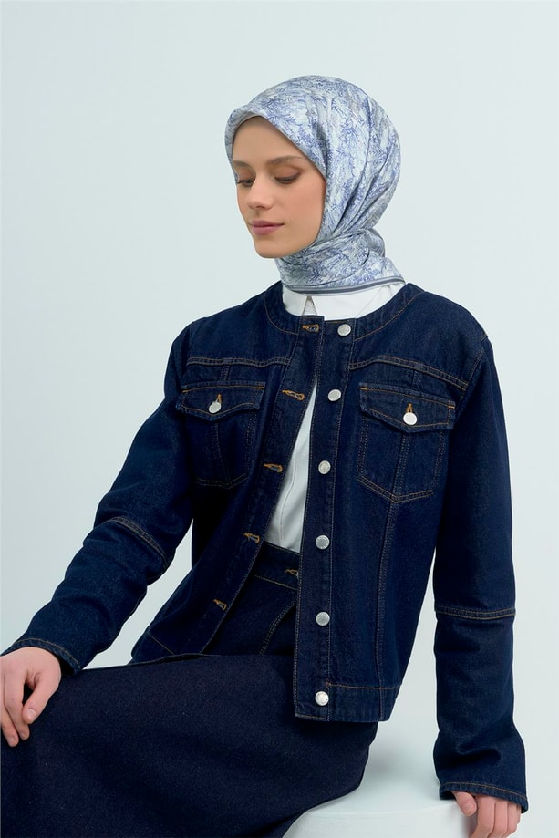 Armine  Saf İpek Twill Eşarp 9546D 34