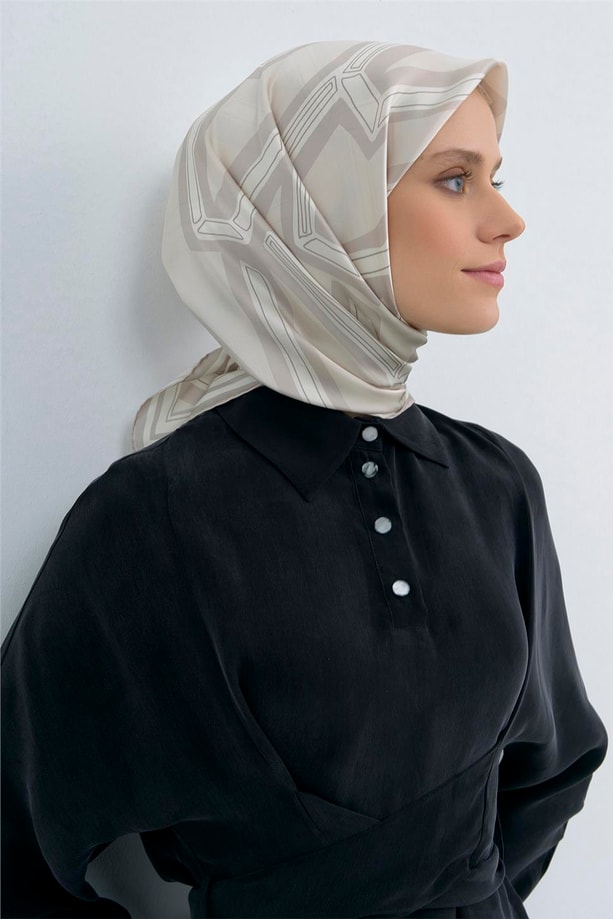 Armine  Saf İpek Sura Eşarp 9547D 01