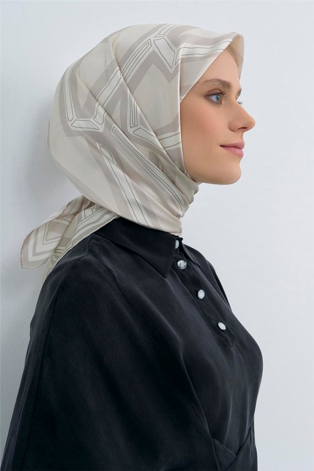 Armine  Saf İpek Sura Eşarp 9547D 01