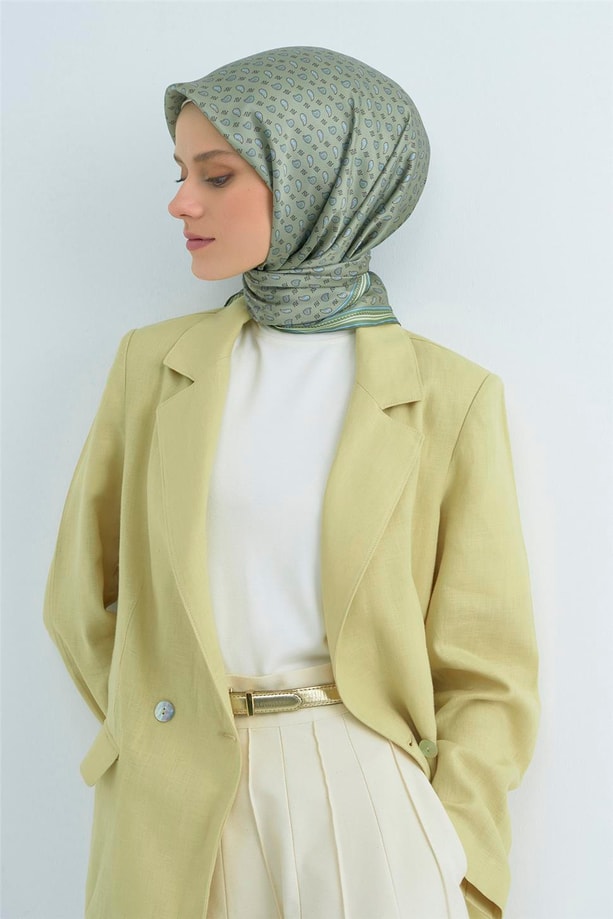 Armine  Saf İpek Twill Eşarp 9548D 52