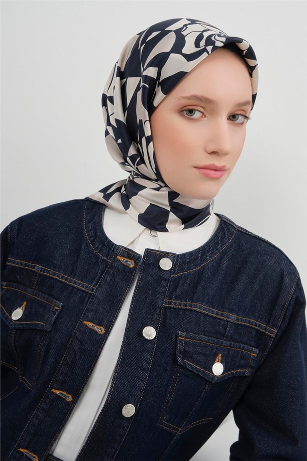 Armine  Saf İpek Twill Eşarp 9551D 06