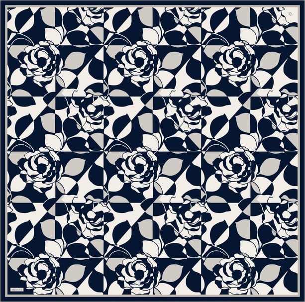 Armine  Saf İpek Twill Eşarp 9551D 06