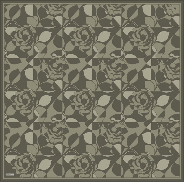 Armine  Saf İpek Twill Eşarp 9551D 53