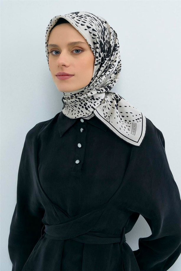 Armine  Saf İpek Twill Eşarp 9552D 81
